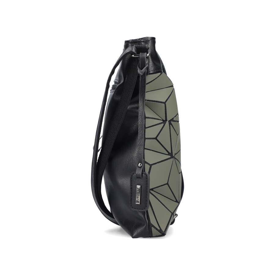 bolsos verdes con cremallera para mujer rieker h1316-54