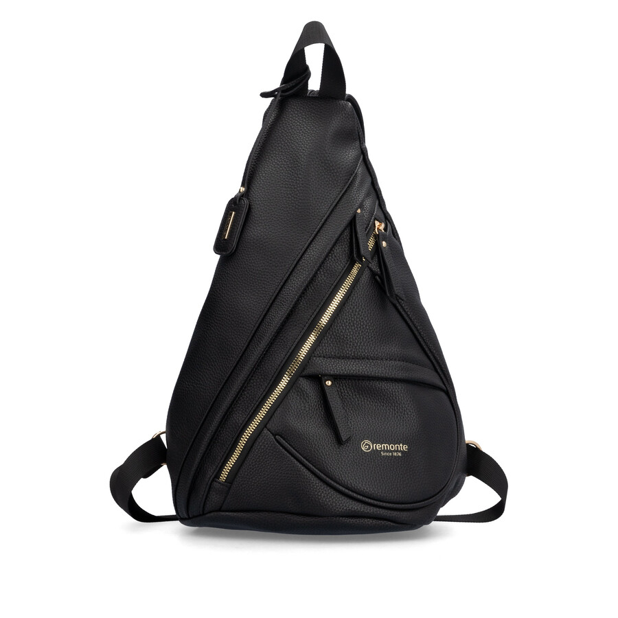 bolsos negros con cremallera para mujer remonte q0530-00