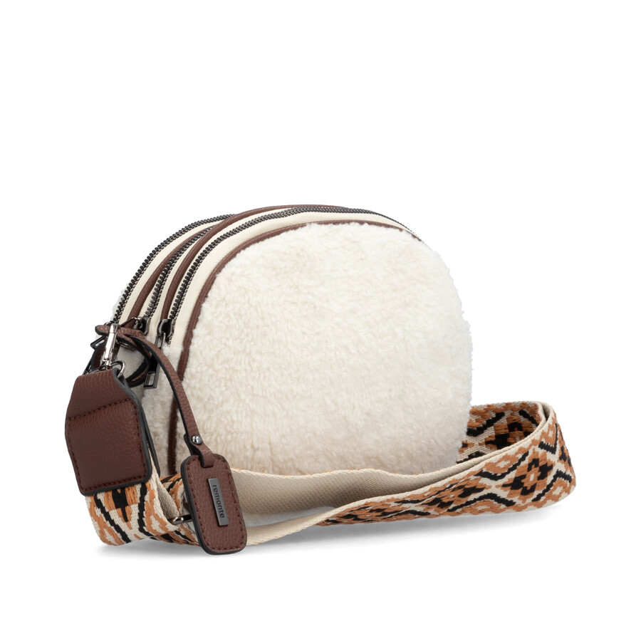 bolsos blancos con cremallera para mujer remonte q0634-80