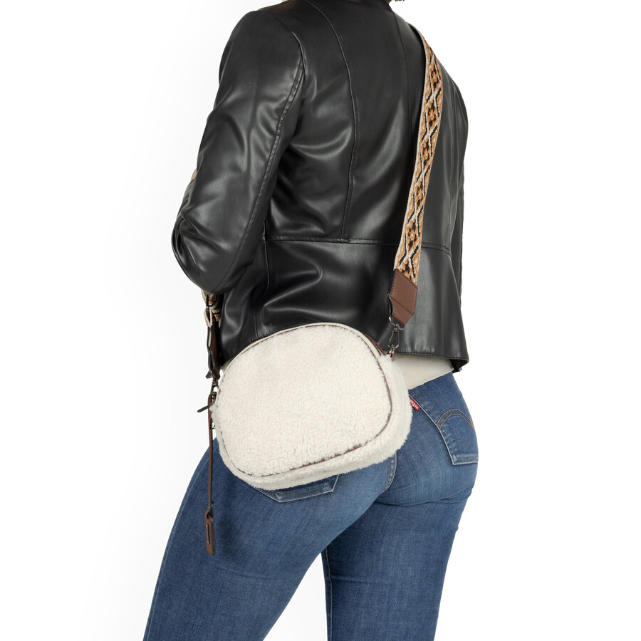 bolsos blancos con cremallera para mujer remonte q0634-80