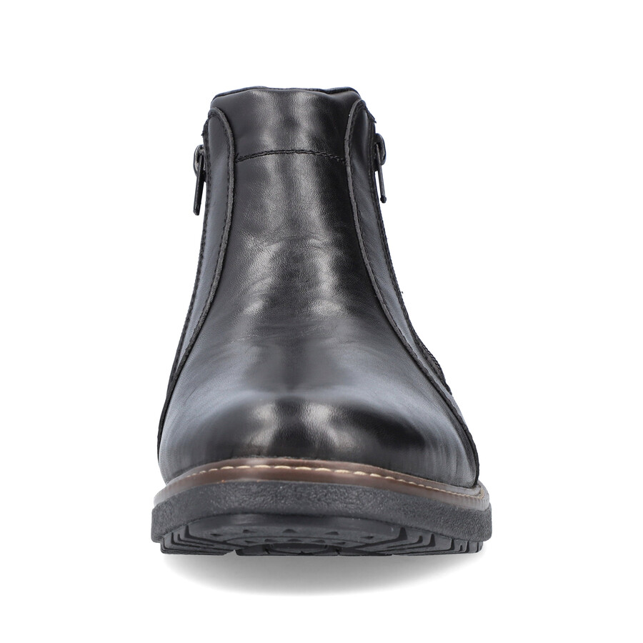 botas negras con cremallera para hombre rieker 33160-00