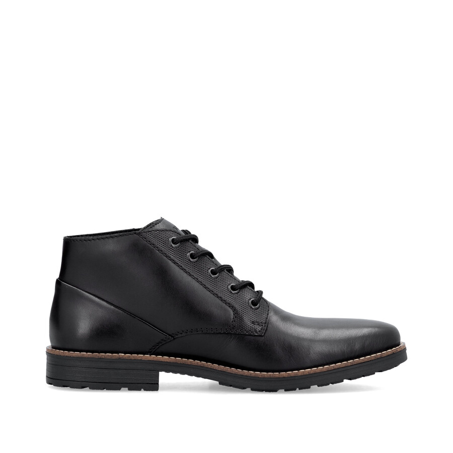 botas negras elásticas para hombre rieker 33207-00