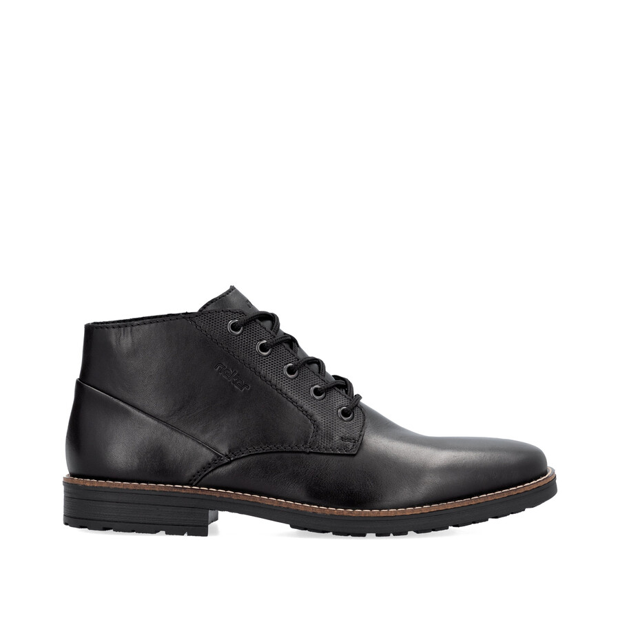 botas negras elásticas para hombre rieker 33207-00