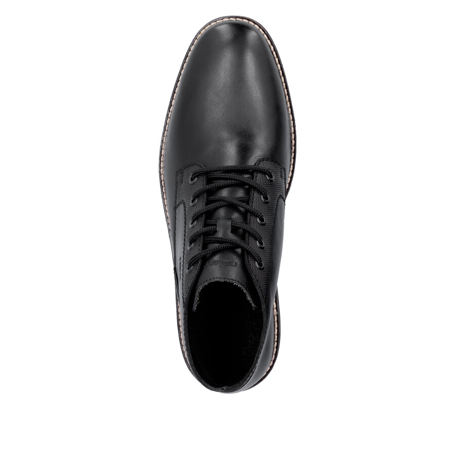 botas negras elásticas para hombre rieker 33207-00