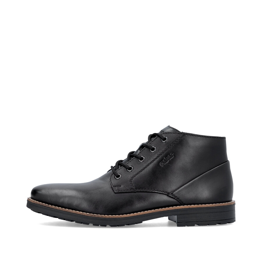 botas negras elásticas para hombre rieker 33207-00