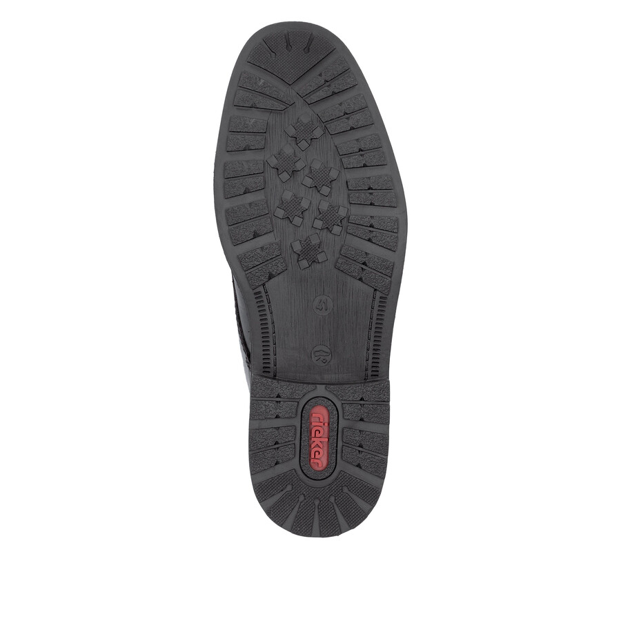 botas negras elásticas para hombre rieker 33207-00