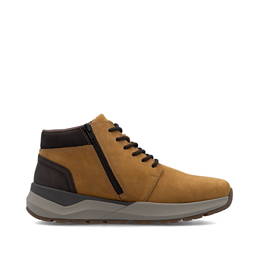 botas amarillas con cremallera para hombre rieker 06001-68
