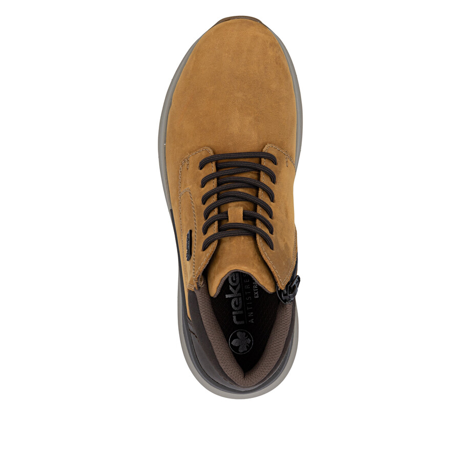botas amarillas con cremallera para hombre rieker 06001-68