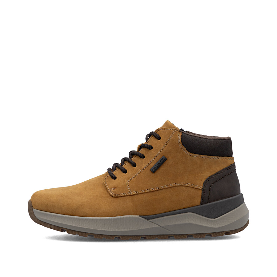 botas amarillas con cremallera para hombre rieker 06001-68
