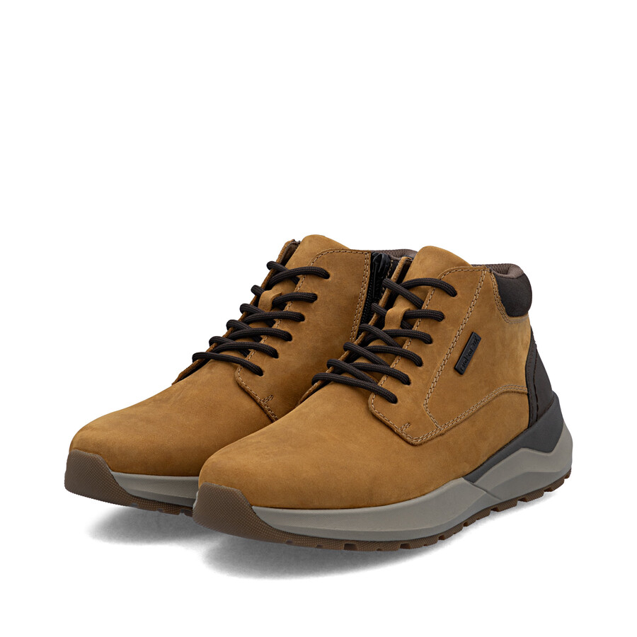 botas amarillas con cremallera para hombre rieker 06001-68