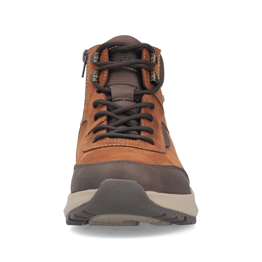 botas marrones con cremallera para hombre rieker 06030-24