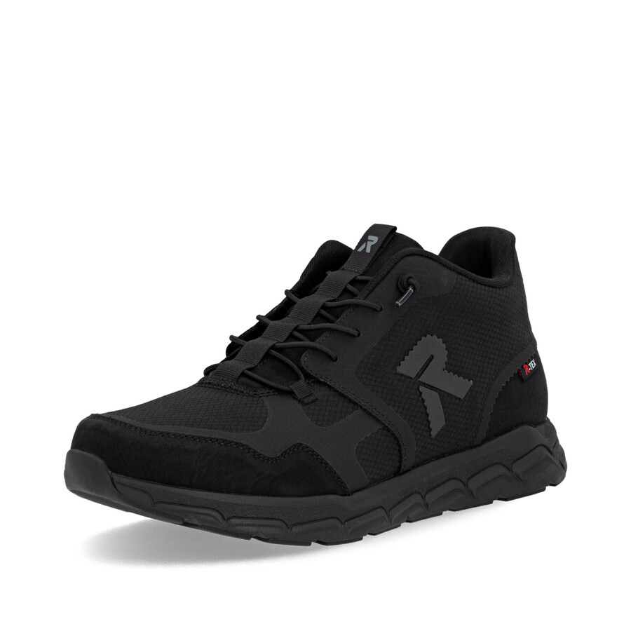 botas elásticas negras para hombre rieker sport 09170-00