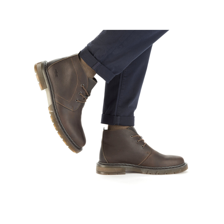 botas elásticas marrones para hombre rieker 31640-25