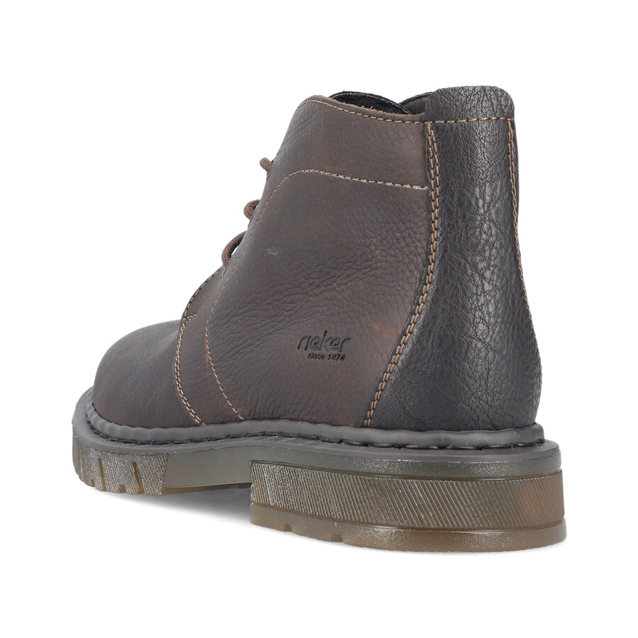 botas elásticas marrones para hombre rieker 31640-25