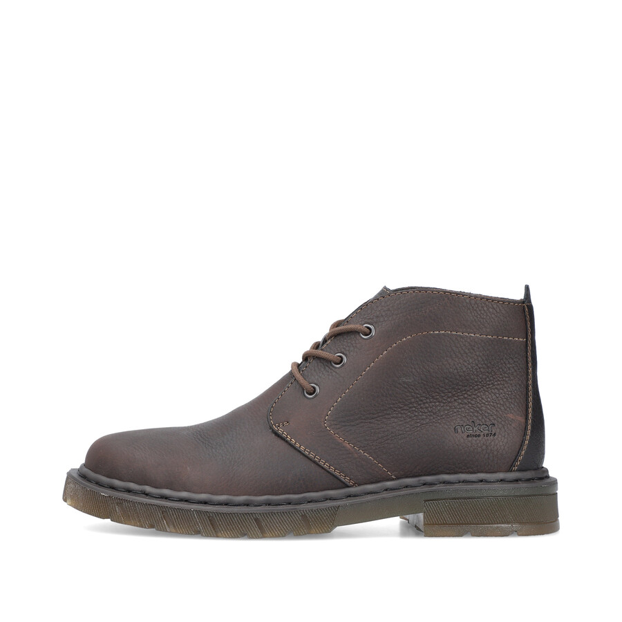 botas elásticas marrones para hombre rieker 31640-25