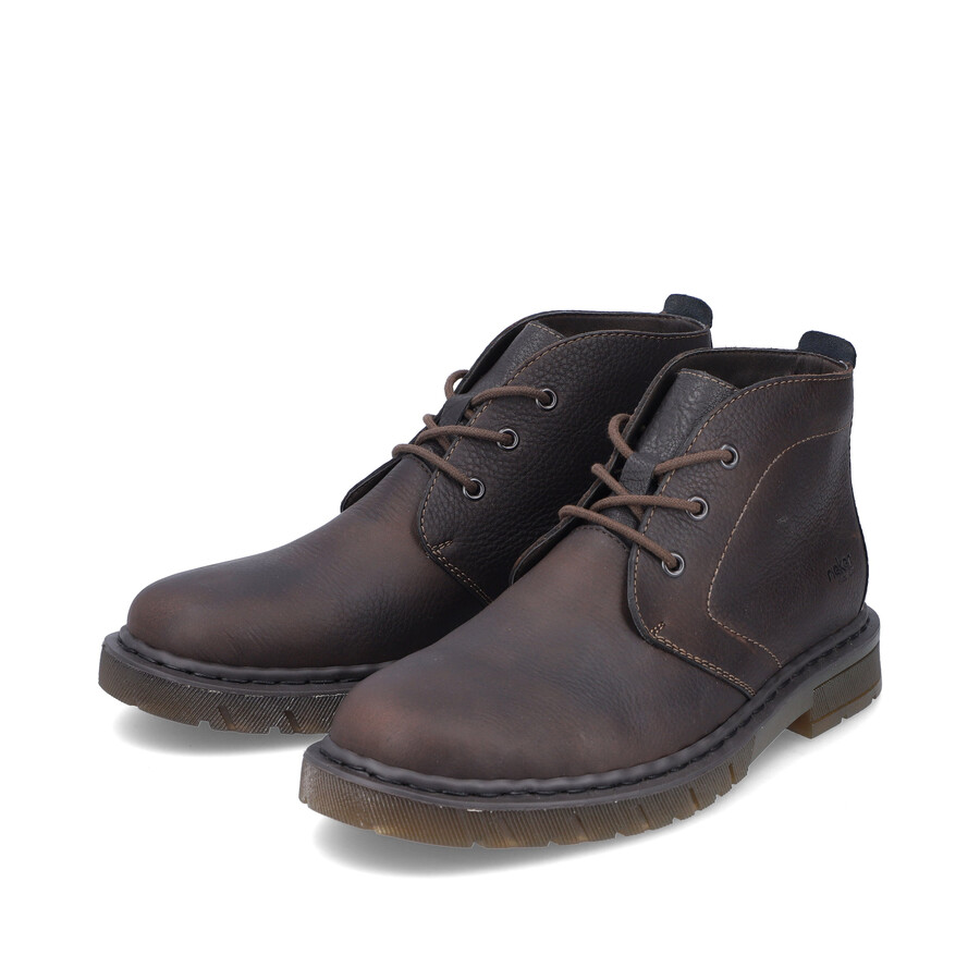 botas elásticas marrones para hombre rieker 31640-25