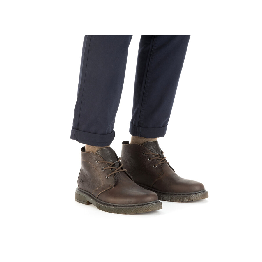 botas elásticas marrones para hombre rieker 31640-25