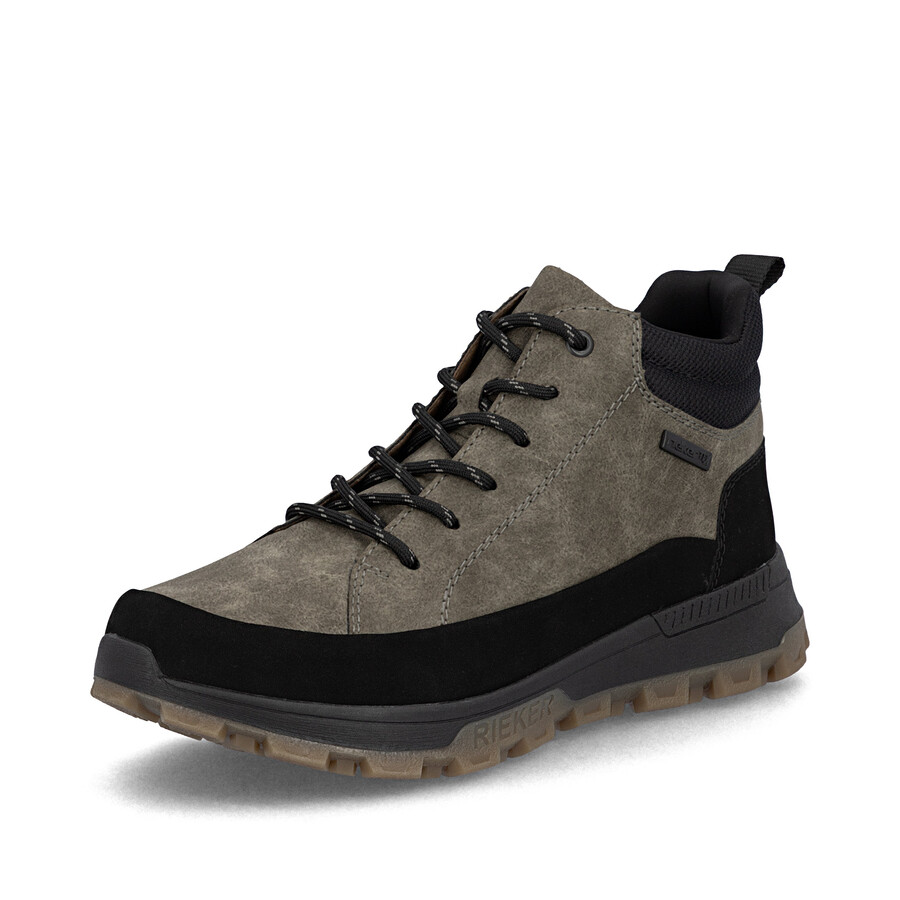 botas marrones con cremallera para hombre rieker 35508-25