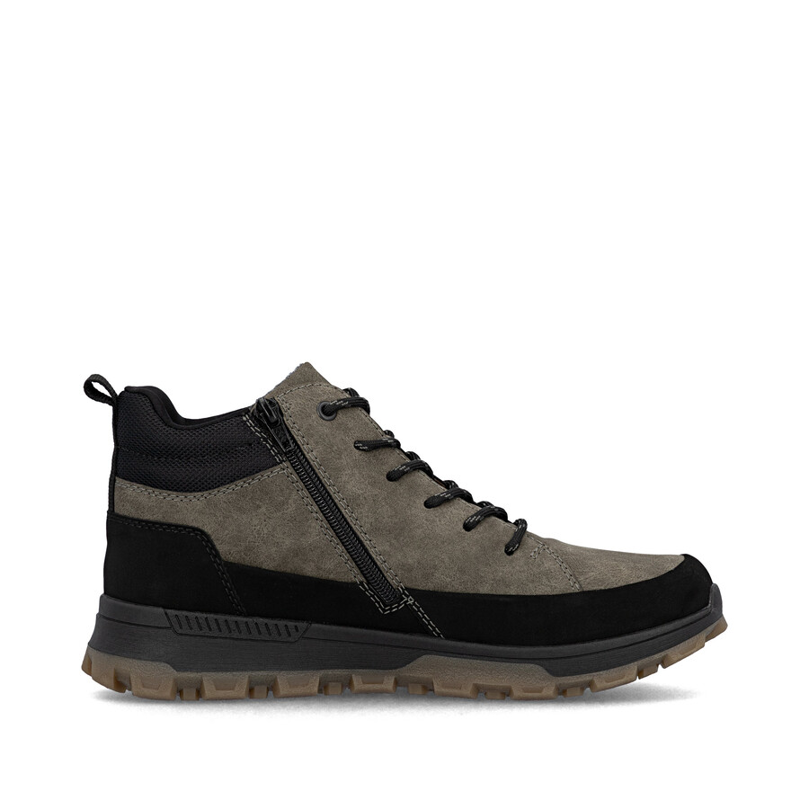 botas marrones con cremallera para hombre rieker 35508-25