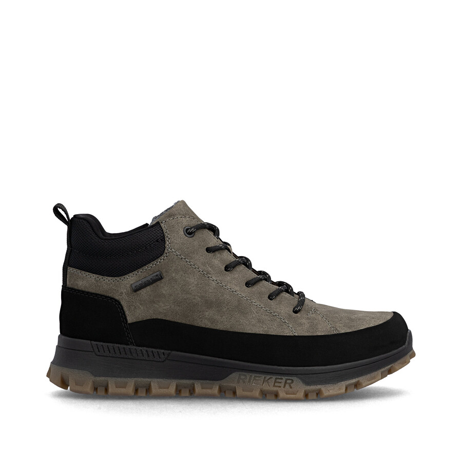 botas marrones con cremallera para hombre rieker 35508-25