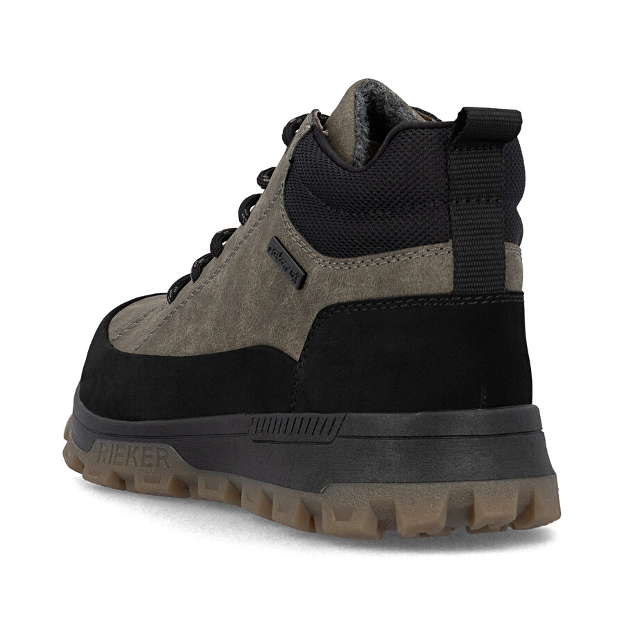 botas marrones con cremallera para hombre rieker 35508-25