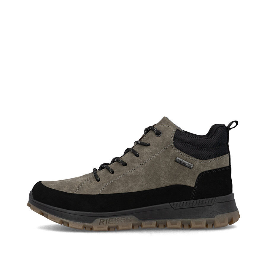 botas marrones con cremallera para hombre rieker 35508-25