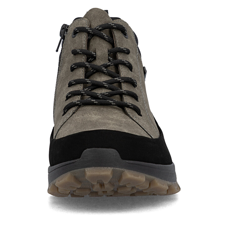 botas marrones con cremallera para hombre rieker 35508-25