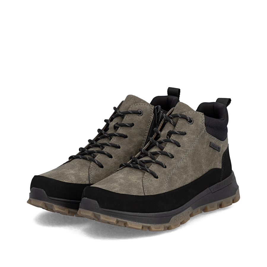 botas marrones con cremallera para hombre rieker 35508-25