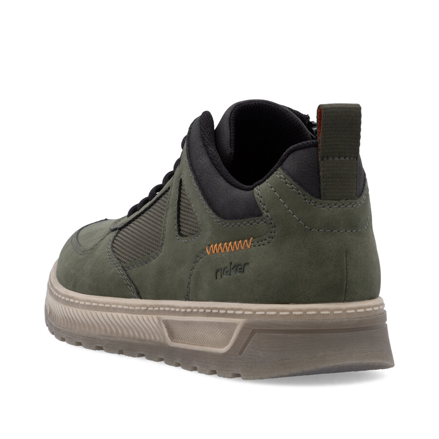 botas verdes con cremallera para hombre rieker 37004-54