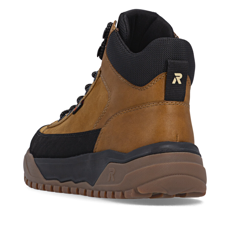 botas amarillas con cremallera para hombre rieker sport u1571-68