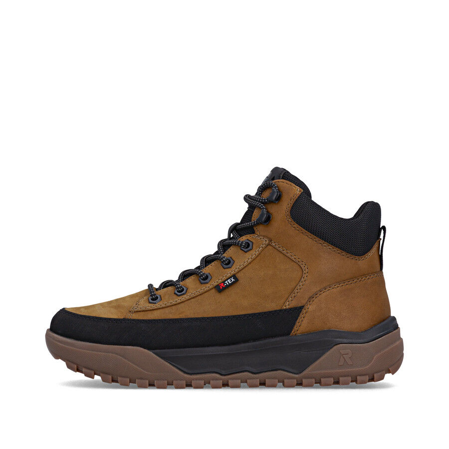 botas amarillas con cremallera para hombre rieker sport u1571-68