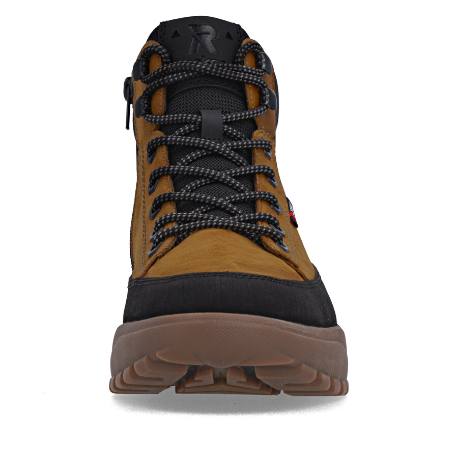 botas amarillas con cremallera para hombre rieker sport u1571-68