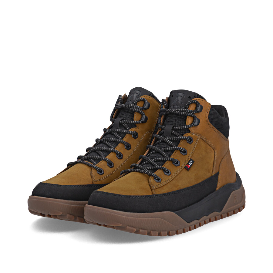 botas amarillas con cremallera para hombre rieker sport u1571-68