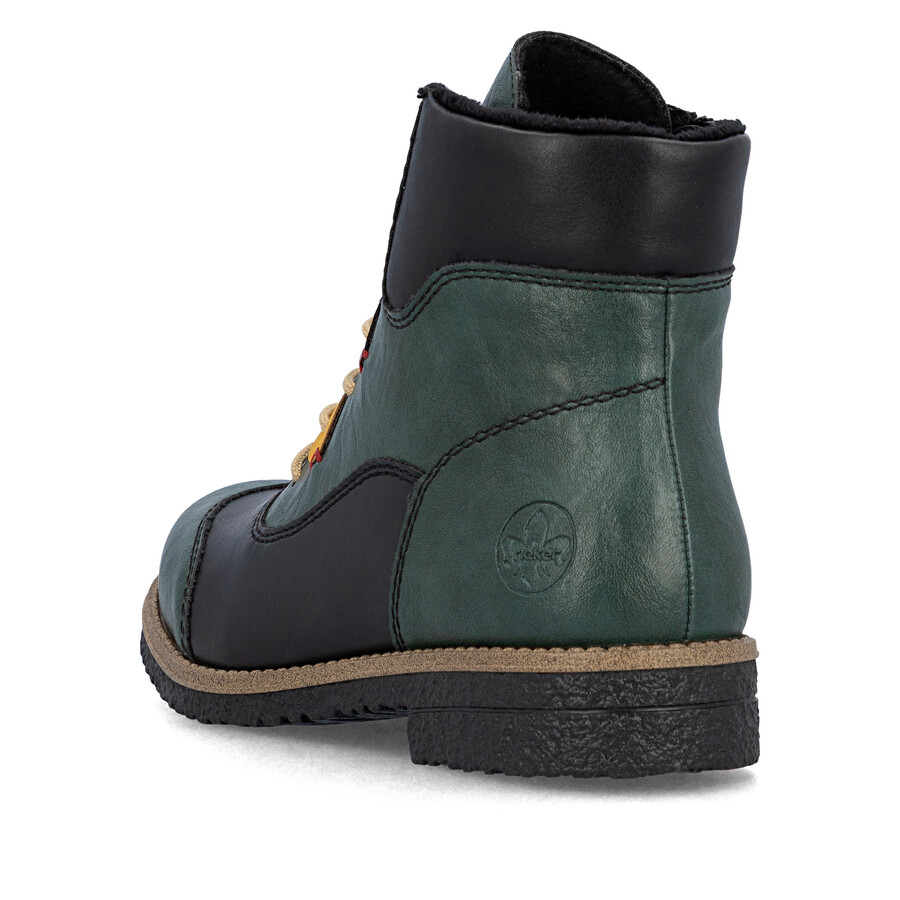 botas con múltiples cremalleras para mujer rieker 73510-90