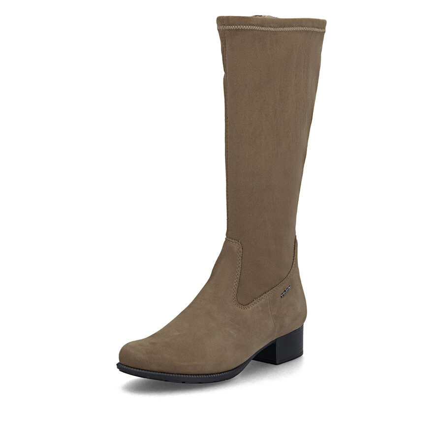botas marrones con cremallera para mujer rieker 78654-24