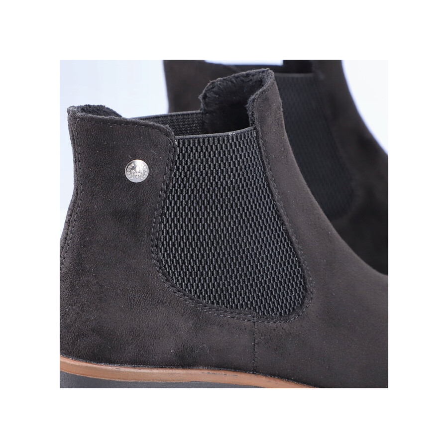 botas negras elásticas para mujer rieker 79265-00