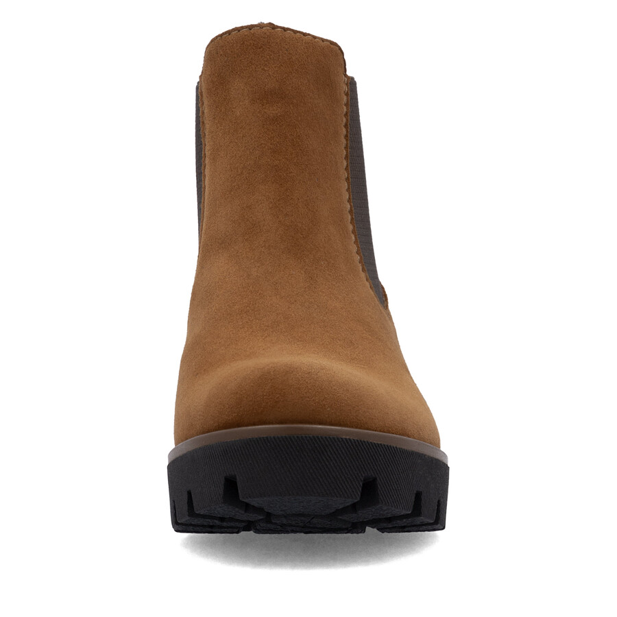 botas elásticas marrones para mujer rieker 79265-22
