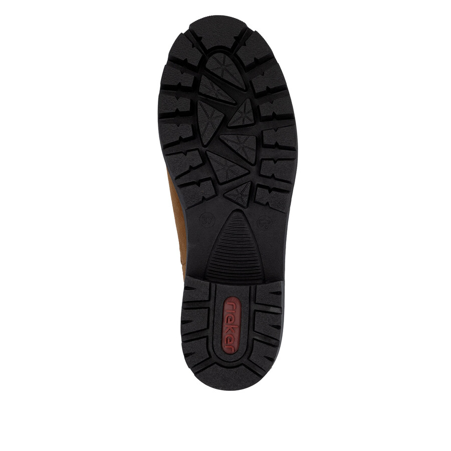 botas elásticas marrones para mujer rieker 79265-22