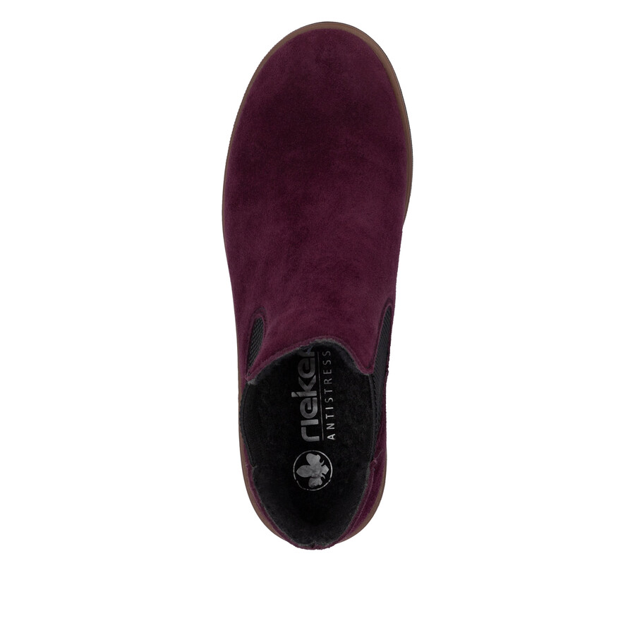 botas elásticas rojas para mujer rieker 79265-30