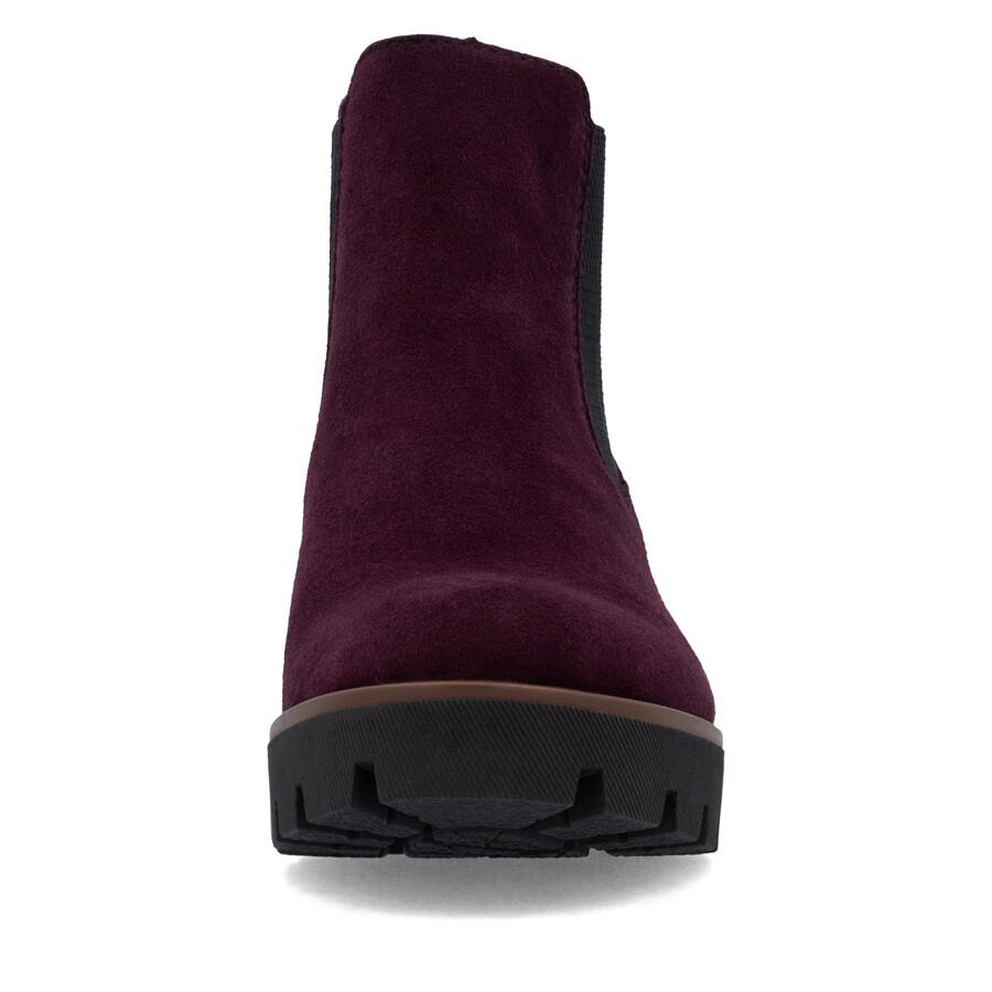 botas elásticas rojas para mujer rieker 79265-30