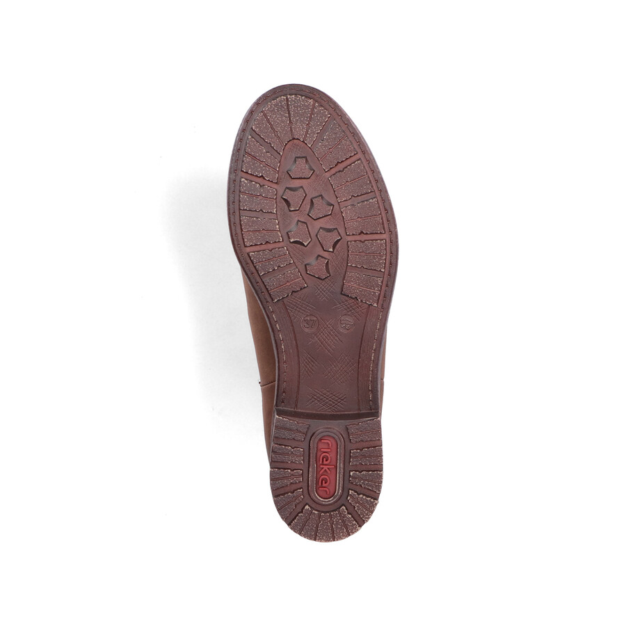 botas elásticas marrones para mujer rieker 79450-24
