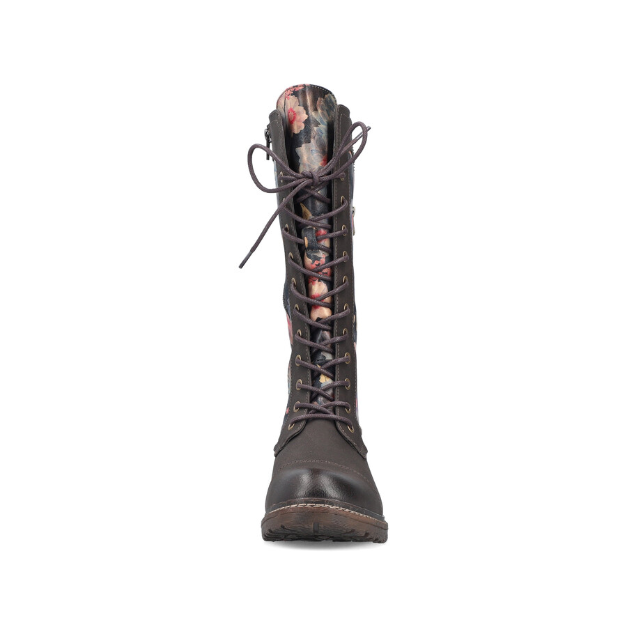 botas con múltiples cremalleras para mujer rieker 94731-91