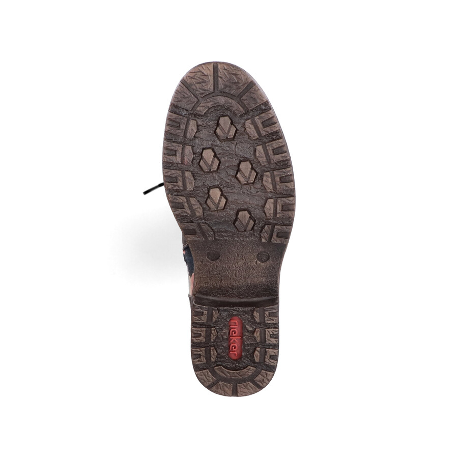 botas con múltiples cremalleras para mujer rieker 94731-91