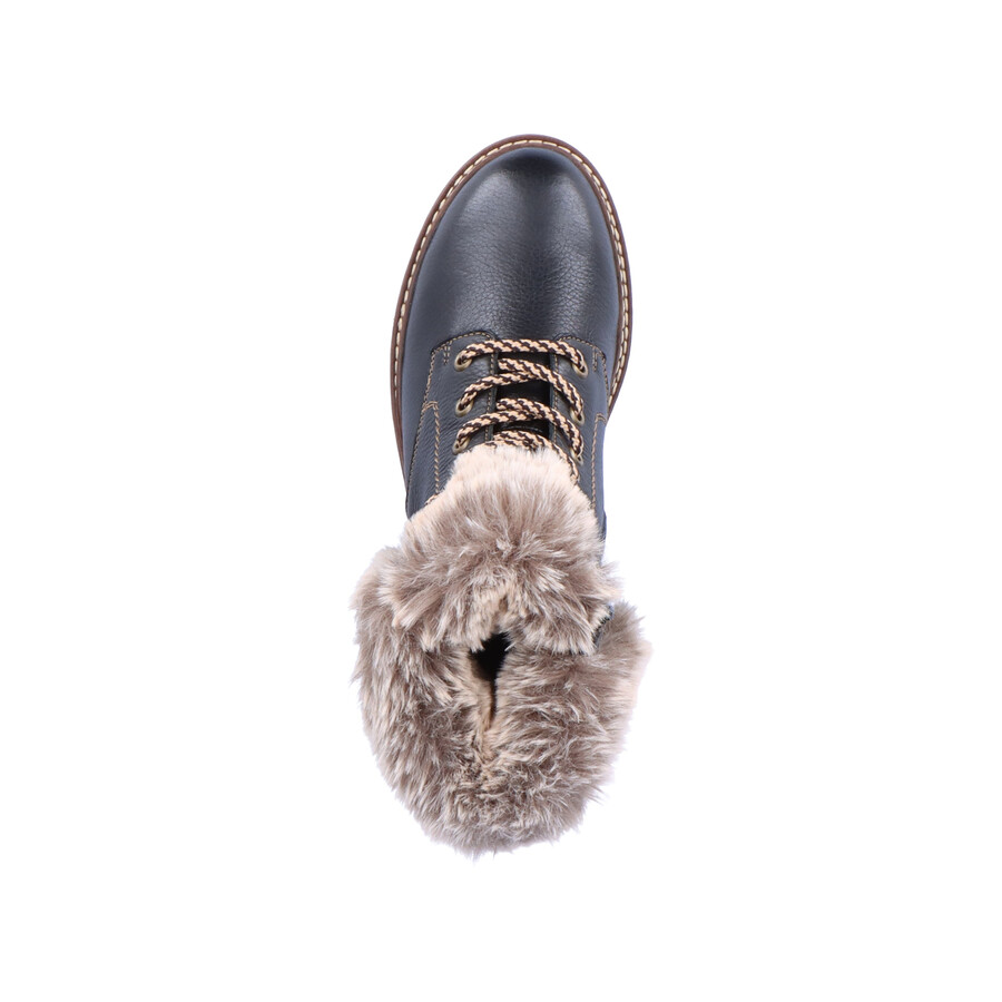 botas negras con cremallera para mujer remonte d0b74-01