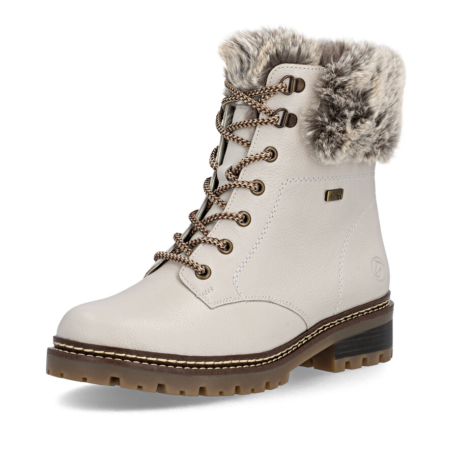 botas blancas con cremallera para mujer remonte d0b74-80