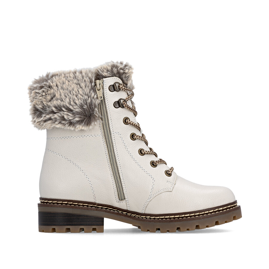 botas blancas con cremallera para mujer remonte d0b74-80