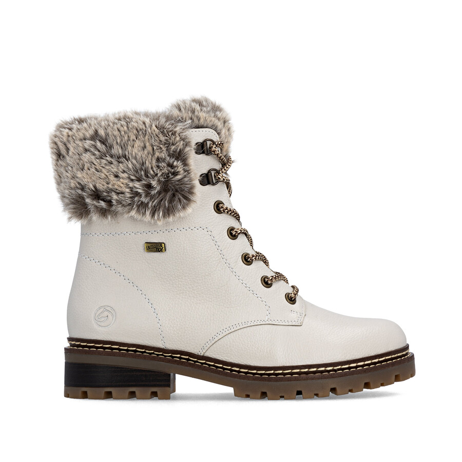 botas blancas con cremallera para mujer remonte d0b74-80