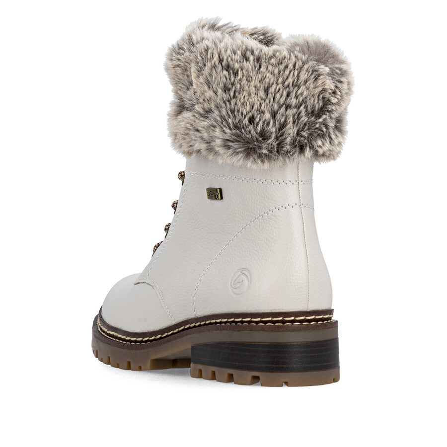 botas blancas con cremallera para mujer remonte d0b74-80