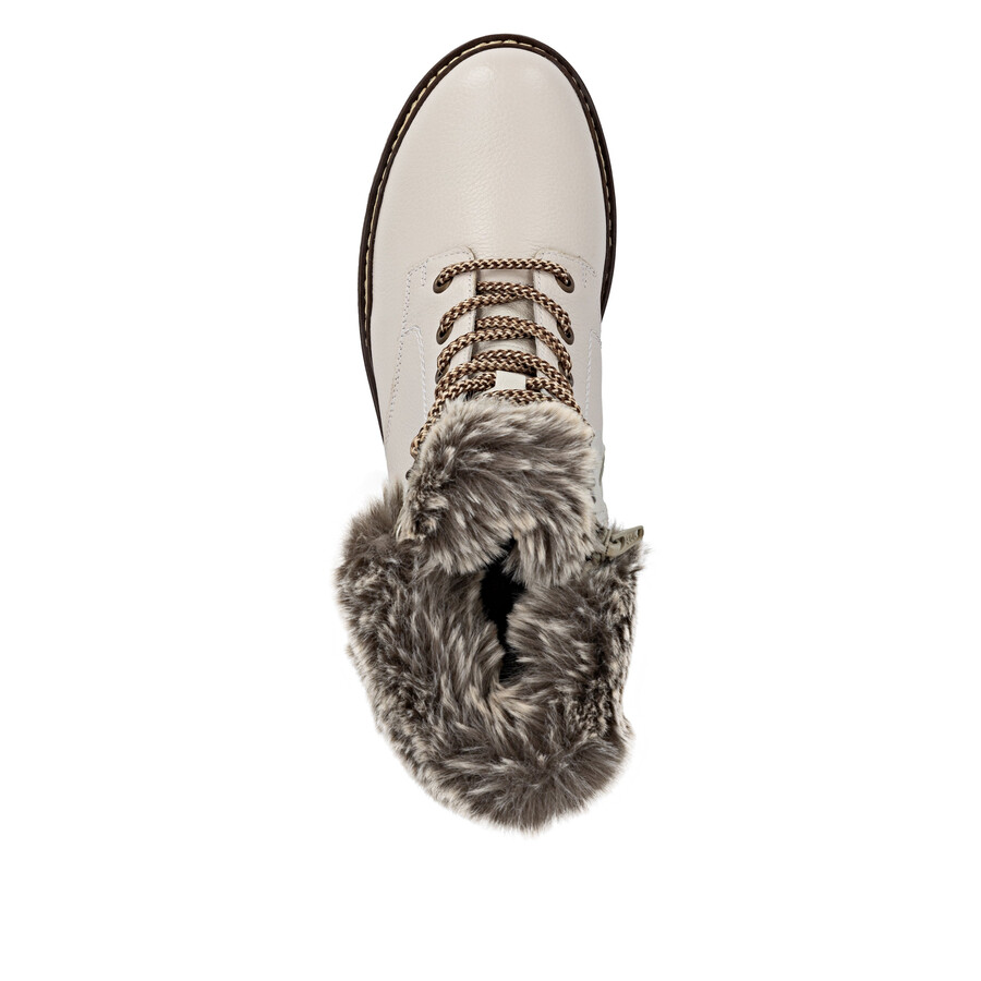 botas blancas con cremallera para mujer remonte d0b74-80