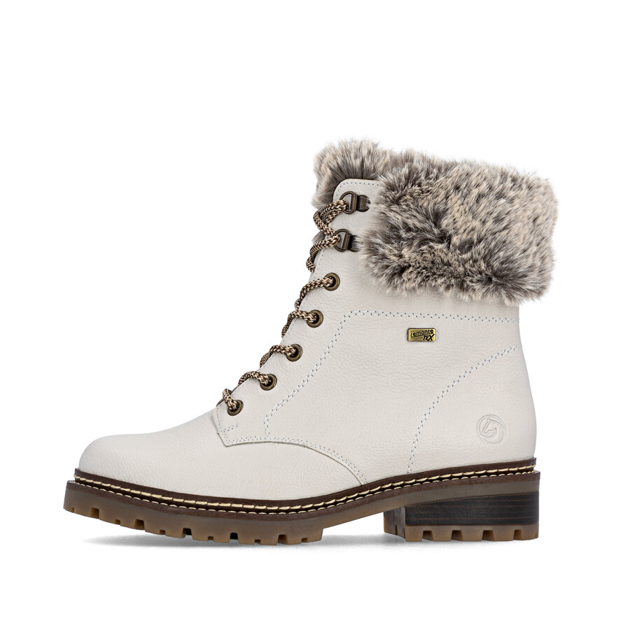 botas blancas con cremallera para mujer remonte d0b74-80
